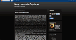 Desktop Screenshot of cercadecopiapo.blogspot.com