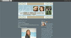 Desktop Screenshot of mysullivansweeties.blogspot.com