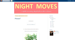 Desktop Screenshot of mynightmoves.blogspot.com