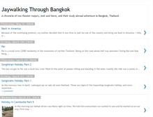 Tablet Screenshot of 5monthsinbangkok.blogspot.com