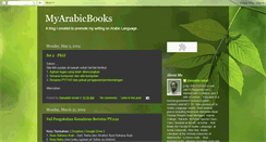 Desktop Screenshot of myarabicbooks.blogspot.com