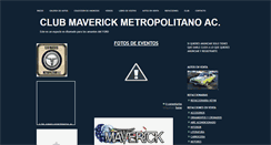 Desktop Screenshot of clubmaverickmetropolitano.blogspot.com