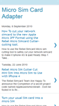 Mobile Screenshot of microsimcard-adapter.blogspot.com