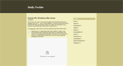 Desktop Screenshot of dailytechie.blogspot.com
