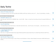 Tablet Screenshot of dailytechie.blogspot.com