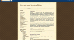 Desktop Screenshot of freesoftwaredownloads-link.blogspot.com