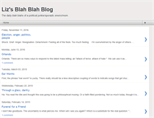 Tablet Screenshot of lizsblahblahblog.blogspot.com