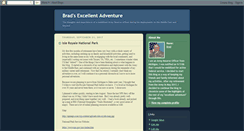 Desktop Screenshot of bradsexcellentadventure.blogspot.com