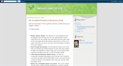 Desktop Screenshot of naturallyleanforlife.blogspot.com