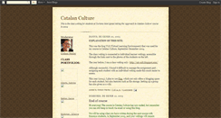 Desktop Screenshot of catalanculture.blogspot.com