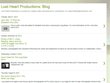 Tablet Screenshot of lostheartproductions.blogspot.com