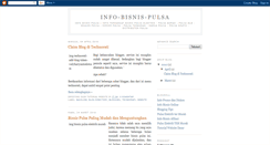 Desktop Screenshot of info-bisnis-pulsa.blogspot.com