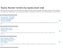 Tablet Screenshot of 4runner-toyota.blogspot.com