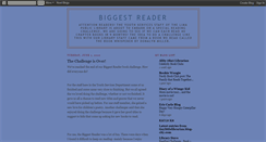 Desktop Screenshot of biggestreader.blogspot.com