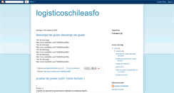 Desktop Screenshot of logisticoschileasfo.blogspot.com