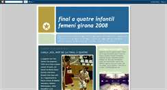 Desktop Screenshot of finala4infantil2008.blogspot.com