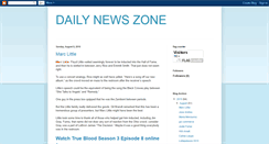 Desktop Screenshot of daily-news-zone.blogspot.com