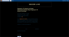 Desktop Screenshot of livestreaming-soccer.blogspot.com