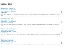 Tablet Screenshot of livestreaming-soccer.blogspot.com