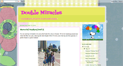 Desktop Screenshot of doublemiracles.blogspot.com