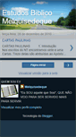Mobile Screenshot of melquisedequievangelizacao.blogspot.com
