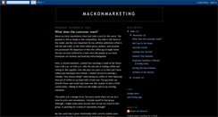 Desktop Screenshot of mackonmarketing.blogspot.com