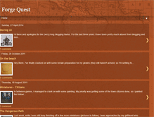Tablet Screenshot of forge-quest.blogspot.com