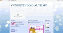 Desktop Screenshot of conhecendoautismo.blogspot.com