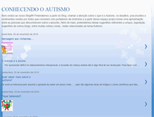 Tablet Screenshot of conhecendoautismo.blogspot.com