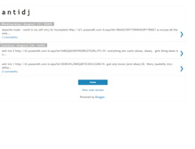 Tablet Screenshot of antidj.blogspot.com