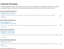 Tablet Screenshot of clientefurioso.blogspot.com