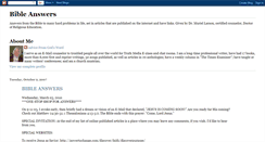 Desktop Screenshot of bibleanswersdrmuriel.blogspot.com