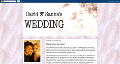 Desktop Screenshot of davidandsannaswedding.blogspot.com