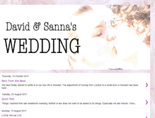 Tablet Screenshot of davidandsannaswedding.blogspot.com