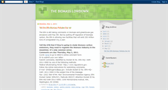 Desktop Screenshot of biomassinfo.blogspot.com