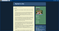 Desktop Screenshot of bigdealinabox.blogspot.com