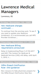 Mobile Screenshot of lawrencemedicalmanagers.blogspot.com