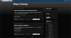 Desktop Screenshot of eninjatraining.blogspot.com