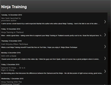 Tablet Screenshot of eninjatraining.blogspot.com