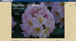 Desktop Screenshot of gunilla-sytanten.blogspot.com