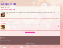 Tablet Screenshot of foodstocrave.blogspot.com