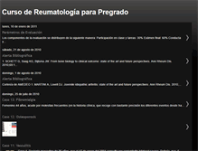 Tablet Screenshot of cursodereumatologia.blogspot.com