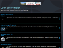 Tablet Screenshot of openrelish.blogspot.com