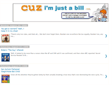 Tablet Screenshot of cuzimjustabill.blogspot.com