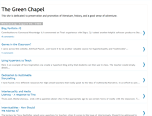 Tablet Screenshot of greenchapel.blogspot.com