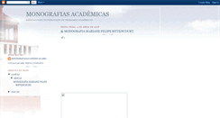 Desktop Screenshot of monografiasacademicas.blogspot.com