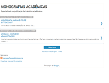 Tablet Screenshot of monografiasacademicas.blogspot.com