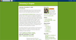 Desktop Screenshot of dreaminginenglish.blogspot.com