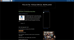 Desktop Screenshot of felicitayoga.blogspot.com