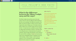 Desktop Screenshot of jillfellownewfacts.blogspot.com